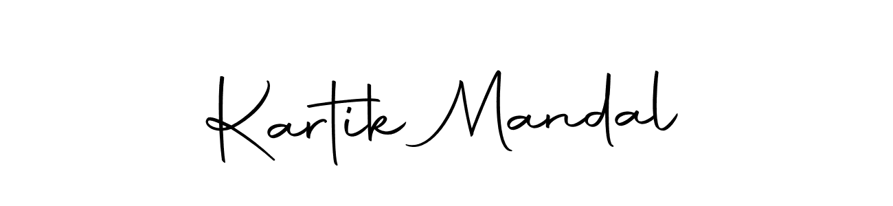 You can use this online signature creator to create a handwritten signature for the name Kartik Mandal. This is the best online autograph maker. Kartik Mandal signature style 10 images and pictures png