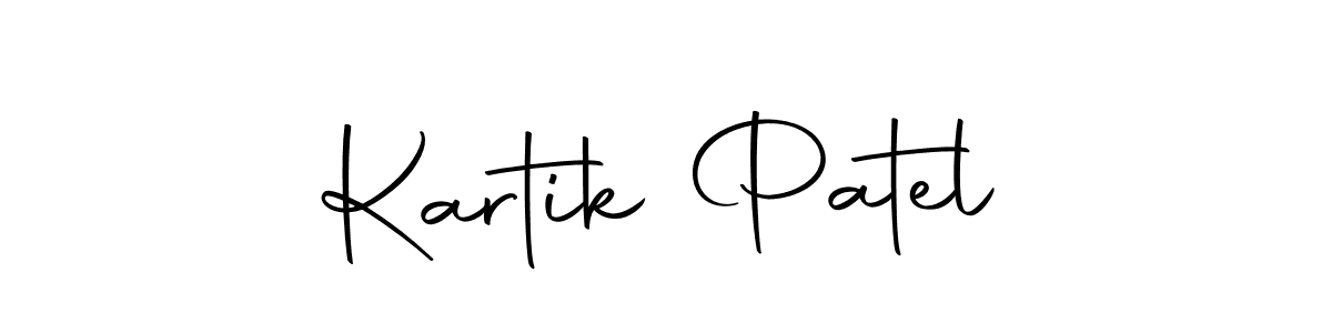 The best way (Autography-DOLnW) to make a short signature is to pick only two or three words in your name. The name Kartik Patel include a total of six letters. For converting this name. Kartik Patel signature style 10 images and pictures png