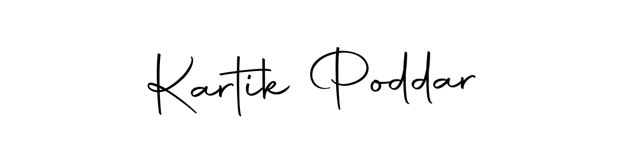 How to make Kartik Poddar signature? Autography-DOLnW is a professional autograph style. Create handwritten signature for Kartik Poddar name. Kartik Poddar signature style 10 images and pictures png