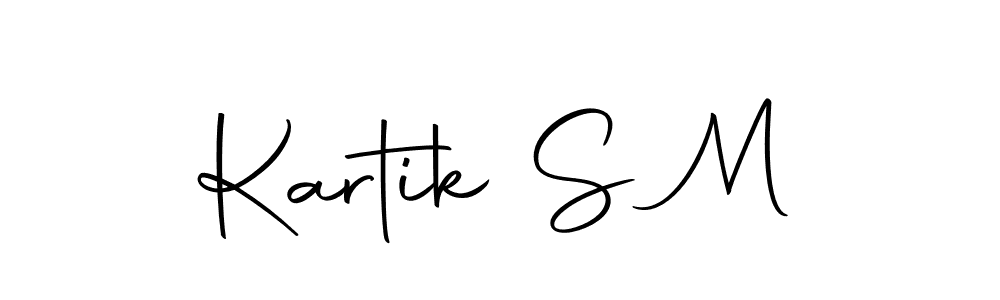 if you are searching for the best signature style for your name Kartik S M. so please give up your signature search. here we have designed multiple signature styles  using Autography-DOLnW. Kartik S M signature style 10 images and pictures png