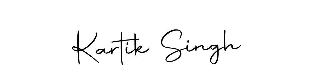 You should practise on your own different ways (Autography-DOLnW) to write your name (Kartik Singh) in signature. don't let someone else do it for you. Kartik Singh signature style 10 images and pictures png