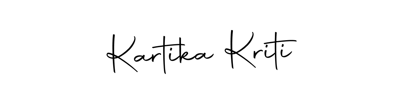 Make a short Kartika Kriti signature style. Manage your documents anywhere anytime using Autography-DOLnW. Create and add eSignatures, submit forms, share and send files easily. Kartika Kriti signature style 10 images and pictures png