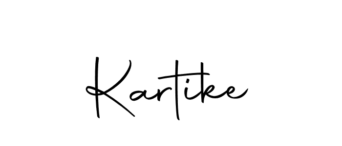 Design your own signature with our free online signature maker. With this signature software, you can create a handwritten (Autography-DOLnW) signature for name Kartike. Kartike signature style 10 images and pictures png
