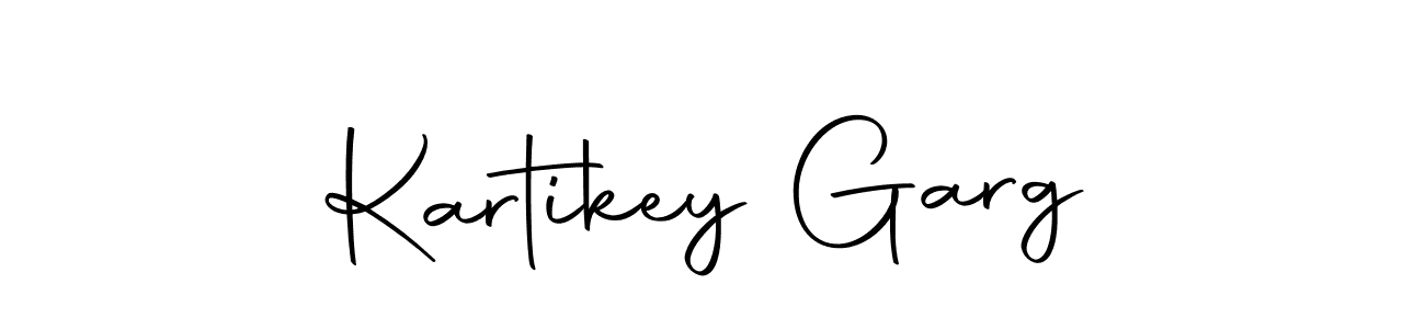 How to make Kartikey Garg name signature. Use Autography-DOLnW style for creating short signs online. This is the latest handwritten sign. Kartikey Garg signature style 10 images and pictures png