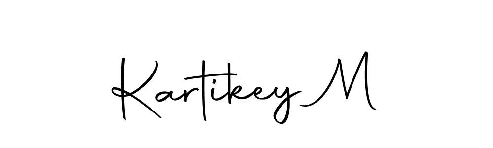 Create a beautiful signature design for name Kartikey M. With this signature (Autography-DOLnW) fonts, you can make a handwritten signature for free. Kartikey M signature style 10 images and pictures png