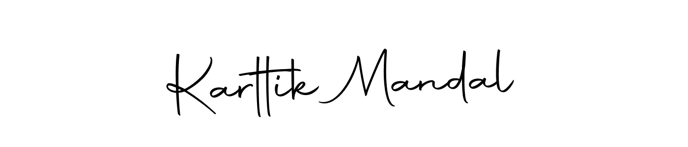 Use a signature maker to create a handwritten signature online. With this signature software, you can design (Autography-DOLnW) your own signature for name Karttik Mandal. Karttik Mandal signature style 10 images and pictures png