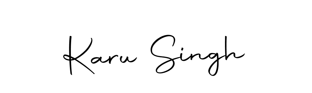 The best way (Autography-DOLnW) to make a short signature is to pick only two or three words in your name. The name Karu Singh include a total of six letters. For converting this name. Karu Singh signature style 10 images and pictures png