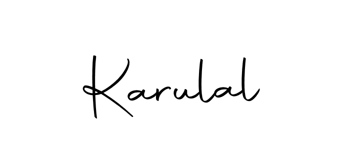 Make a short Karulal signature style. Manage your documents anywhere anytime using Autography-DOLnW. Create and add eSignatures, submit forms, share and send files easily. Karulal signature style 10 images and pictures png