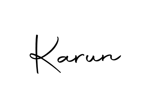 Autography-DOLnW is a professional signature style that is perfect for those who want to add a touch of class to their signature. It is also a great choice for those who want to make their signature more unique. Get Karun name to fancy signature for free. Karun signature style 10 images and pictures png