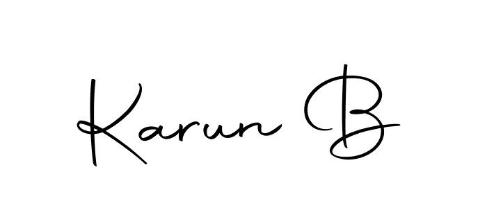 Also we have Karun B name is the best signature style. Create professional handwritten signature collection using Autography-DOLnW autograph style. Karun B signature style 10 images and pictures png