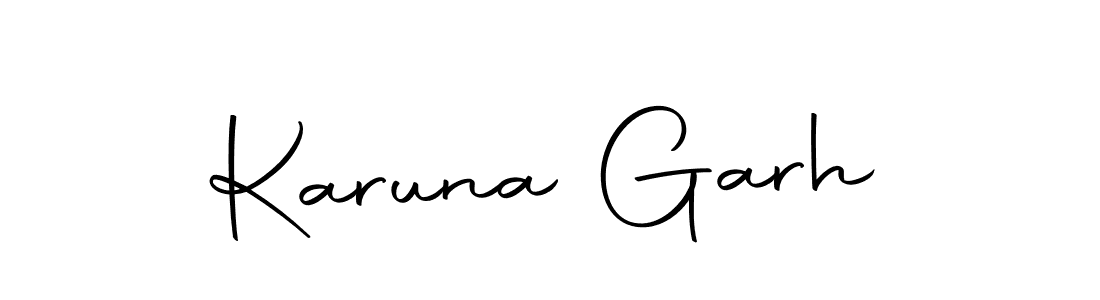 Also we have Karuna Garh name is the best signature style. Create professional handwritten signature collection using Autography-DOLnW autograph style. Karuna Garh signature style 10 images and pictures png