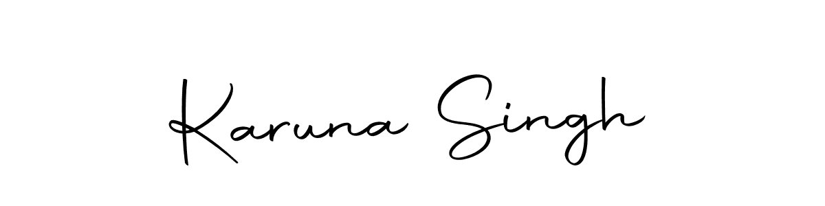 if you are searching for the best signature style for your name Karuna Singh. so please give up your signature search. here we have designed multiple signature styles  using Autography-DOLnW. Karuna Singh signature style 10 images and pictures png