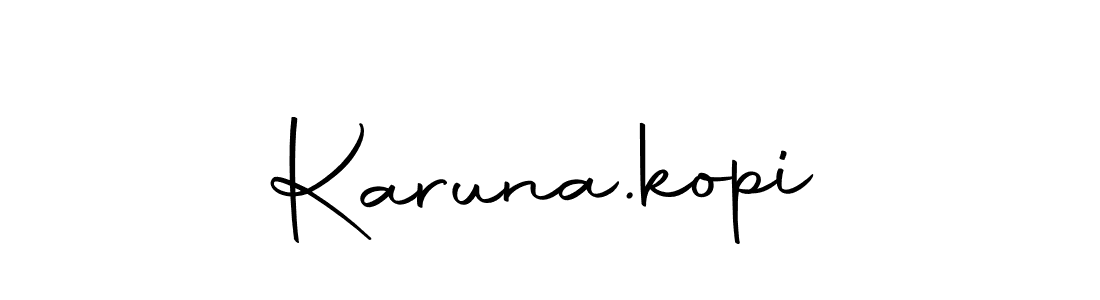 How to make Karuna.kopi signature? Autography-DOLnW is a professional autograph style. Create handwritten signature for Karuna.kopi name. Karuna.kopi signature style 10 images and pictures png