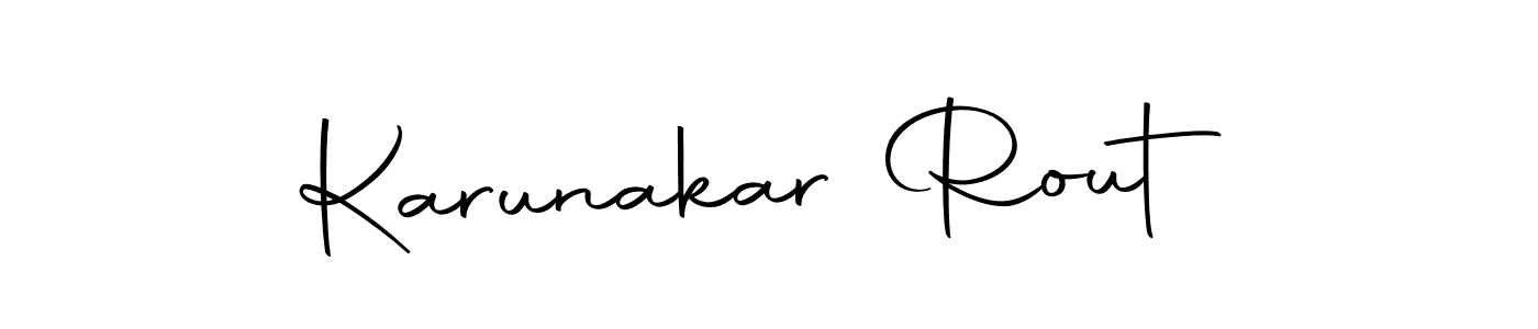 Make a beautiful signature design for name Karunakar Rout. Use this online signature maker to create a handwritten signature for free. Karunakar Rout signature style 10 images and pictures png