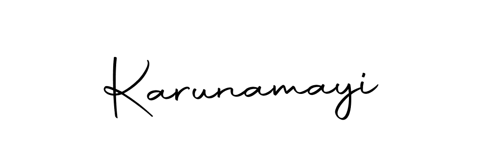if you are searching for the best signature style for your name Karunamayi. so please give up your signature search. here we have designed multiple signature styles  using Autography-DOLnW. Karunamayi signature style 10 images and pictures png