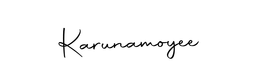 Once you've used our free online signature maker to create your best signature Autography-DOLnW style, it's time to enjoy all of the benefits that Karunamoyee name signing documents. Karunamoyee signature style 10 images and pictures png