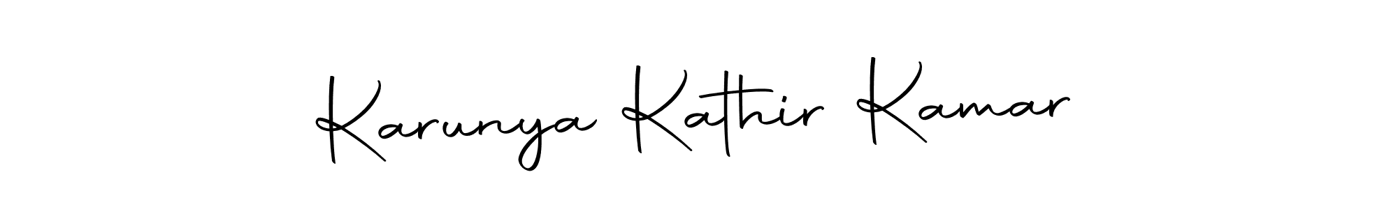 The best way (Autography-DOLnW) to make a short signature is to pick only two or three words in your name. The name Karunya Kathir Kamar include a total of six letters. For converting this name. Karunya Kathir Kamar signature style 10 images and pictures png