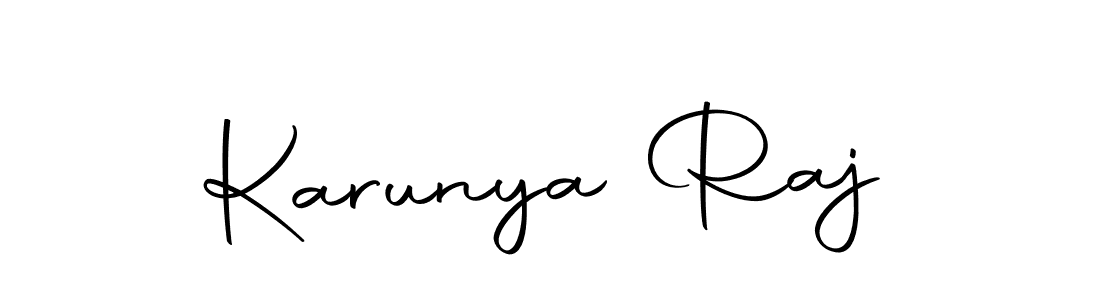 Make a beautiful signature design for name Karunya Raj. Use this online signature maker to create a handwritten signature for free. Karunya Raj signature style 10 images and pictures png