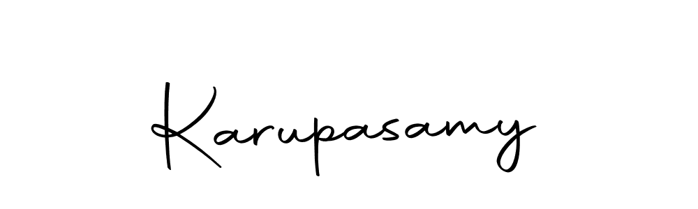 Use a signature maker to create a handwritten signature online. With this signature software, you can design (Autography-DOLnW) your own signature for name Karupasamy. Karupasamy signature style 10 images and pictures png