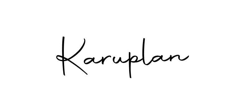 How to make Karuplan signature? Autography-DOLnW is a professional autograph style. Create handwritten signature for Karuplan name. Karuplan signature style 10 images and pictures png