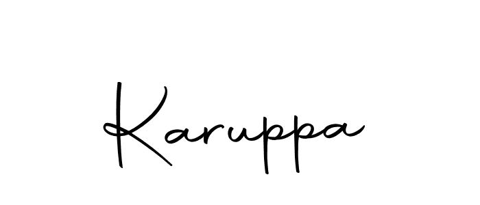 Make a beautiful signature design for name Karuppa. With this signature (Autography-DOLnW) style, you can create a handwritten signature for free. Karuppa signature style 10 images and pictures png