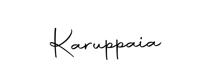 if you are searching for the best signature style for your name Karuppaia. so please give up your signature search. here we have designed multiple signature styles  using Autography-DOLnW. Karuppaia signature style 10 images and pictures png