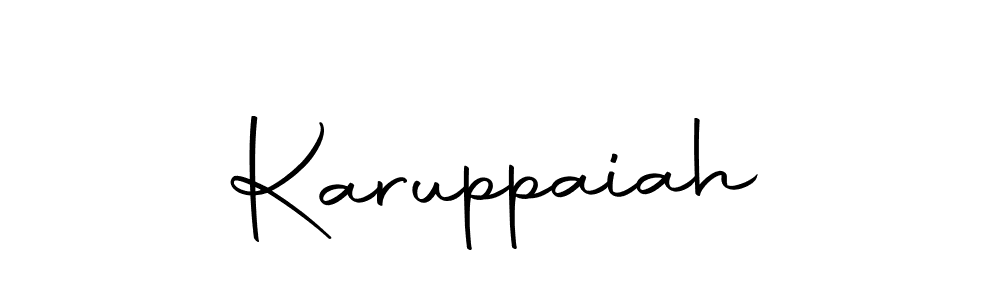 How to make Karuppaiah signature? Autography-DOLnW is a professional autograph style. Create handwritten signature for Karuppaiah name. Karuppaiah signature style 10 images and pictures png