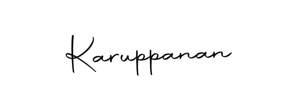 How to make Karuppanan signature? Autography-DOLnW is a professional autograph style. Create handwritten signature for Karuppanan name. Karuppanan signature style 10 images and pictures png