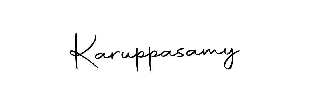 Make a beautiful signature design for name Karuppasamy. With this signature (Autography-DOLnW) style, you can create a handwritten signature for free. Karuppasamy signature style 10 images and pictures png