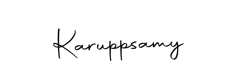 It looks lik you need a new signature style for name Karuppsamy. Design unique handwritten (Autography-DOLnW) signature with our free signature maker in just a few clicks. Karuppsamy signature style 10 images and pictures png