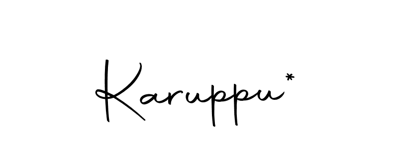 Make a beautiful signature design for name Karuppu*. With this signature (Autography-DOLnW) style, you can create a handwritten signature for free. Karuppu* signature style 10 images and pictures png