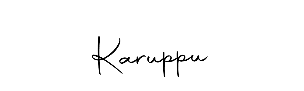The best way (Autography-DOLnW) to make a short signature is to pick only two or three words in your name. The name Karuppu✓ include a total of six letters. For converting this name. Karuppu✓ signature style 10 images and pictures png