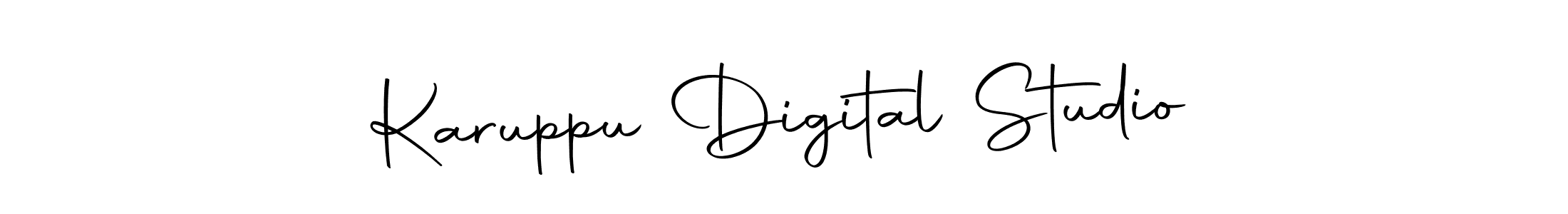 You should practise on your own different ways (Autography-DOLnW) to write your name (Karuppu Digital Studio) in signature. don't let someone else do it for you. Karuppu Digital Studio signature style 10 images and pictures png