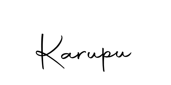How to make Karupu signature? Autography-DOLnW is a professional autograph style. Create handwritten signature for Karupu name. Karupu signature style 10 images and pictures png