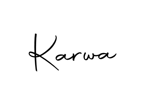 How to make Karwa name signature. Use Autography-DOLnW style for creating short signs online. This is the latest handwritten sign. Karwa signature style 10 images and pictures png