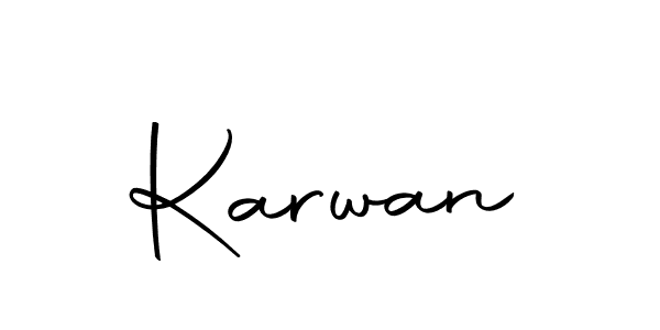 How to make Karwan name signature. Use Autography-DOLnW style for creating short signs online. This is the latest handwritten sign. Karwan signature style 10 images and pictures png