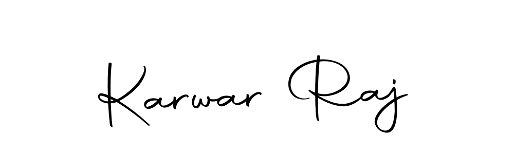 Make a beautiful signature design for name Karwar Raj. With this signature (Autography-DOLnW) style, you can create a handwritten signature for free. Karwar Raj signature style 10 images and pictures png