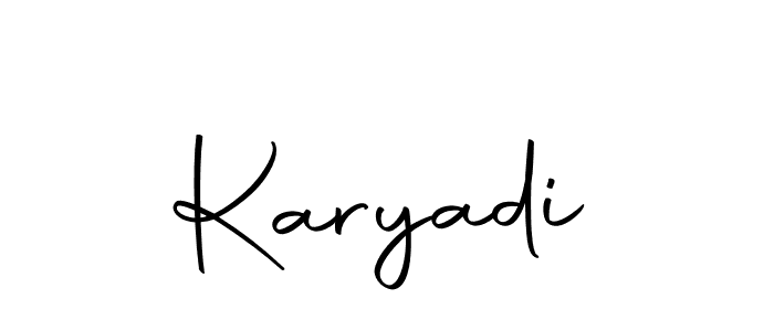 Make a short Karyadi signature style. Manage your documents anywhere anytime using Autography-DOLnW. Create and add eSignatures, submit forms, share and send files easily. Karyadi signature style 10 images and pictures png