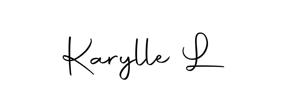 Once you've used our free online signature maker to create your best signature Autography-DOLnW style, it's time to enjoy all of the benefits that Karylle L name signing documents. Karylle L signature style 10 images and pictures png