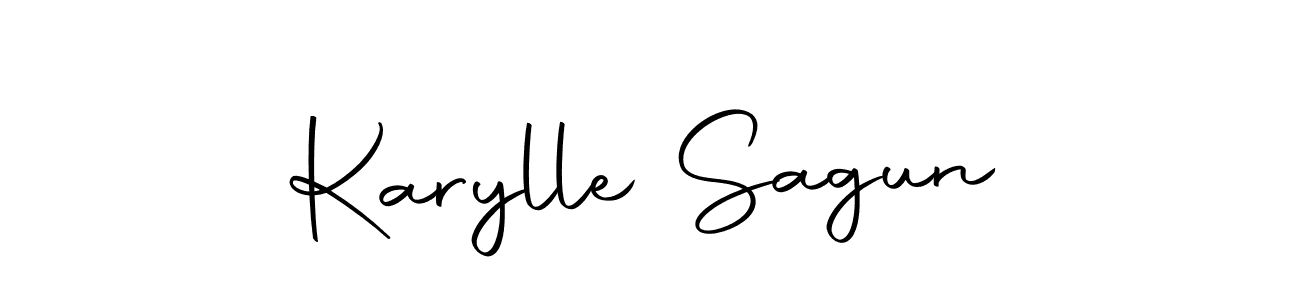 Make a beautiful signature design for name Karylle Sagun. With this signature (Autography-DOLnW) style, you can create a handwritten signature for free. Karylle Sagun signature style 10 images and pictures png
