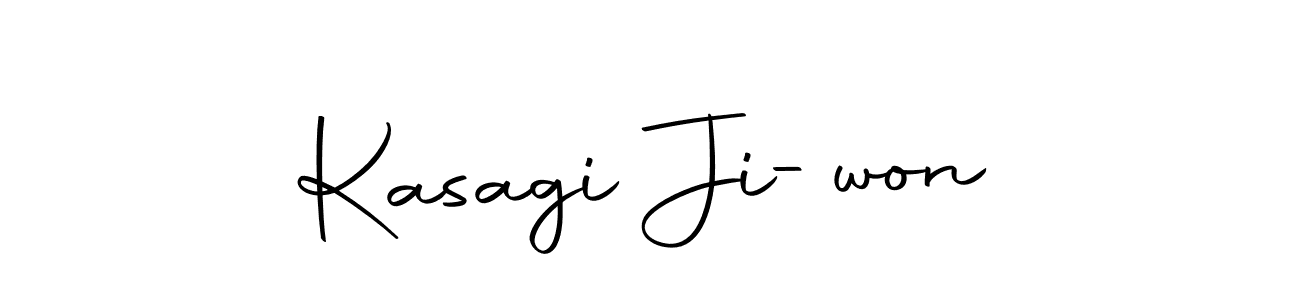 Also we have Kasagi Ji-won name is the best signature style. Create professional handwritten signature collection using Autography-DOLnW autograph style. Kasagi Ji-won signature style 10 images and pictures png