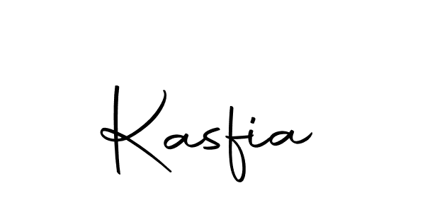 Make a beautiful signature design for name Kasfia. Use this online signature maker to create a handwritten signature for free. Kasfia signature style 10 images and pictures png