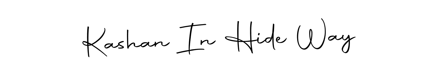 The best way (Autography-DOLnW) to make a short signature is to pick only two or three words in your name. The name Kashan In Hide Way include a total of six letters. For converting this name. Kashan In Hide Way signature style 10 images and pictures png