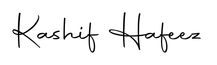 The Autography-DOLnW font gives name Kashif Hafeez a signature that looks effortless yet distinguished. Download high-res PNG instantly. Kashif Hafeez signature style 10 images and pictures png