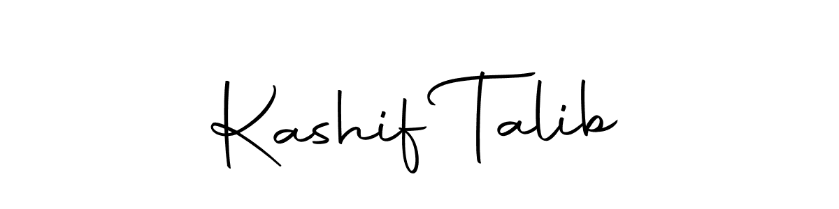 Create a beautiful signature design for name Kashif Talib. With this signature (Autography-DOLnW) fonts, you can make a handwritten signature for free. Kashif Talib signature style 10 images and pictures png