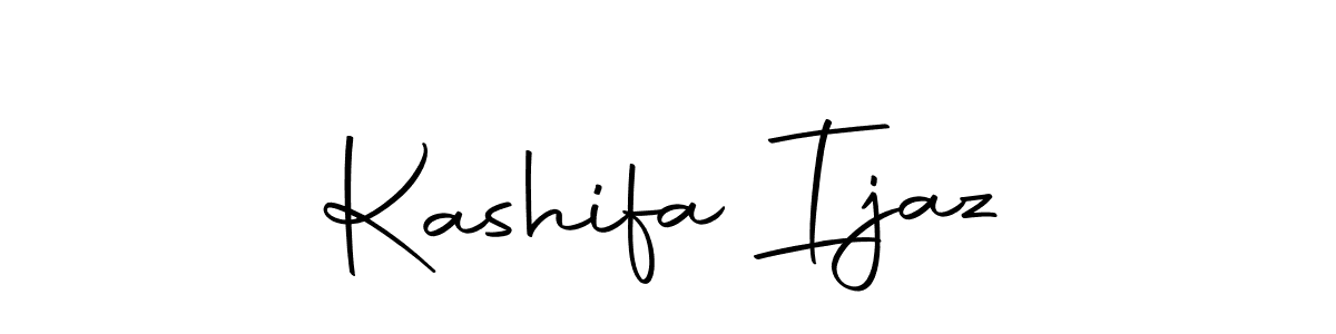 Create a beautiful signature design for name Kashifa Ijaz. With this signature (Autography-DOLnW) fonts, you can make a handwritten signature for free. Kashifa Ijaz signature style 10 images and pictures png