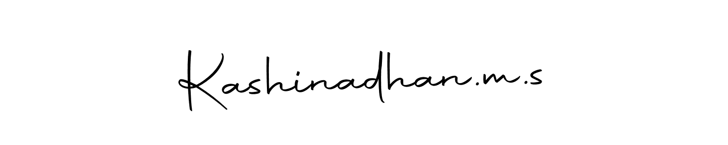 if you are searching for the best signature style for your name Kashinadhan.m.s. so please give up your signature search. here we have designed multiple signature styles  using Autography-DOLnW. Kashinadhan.m.s signature style 10 images and pictures png