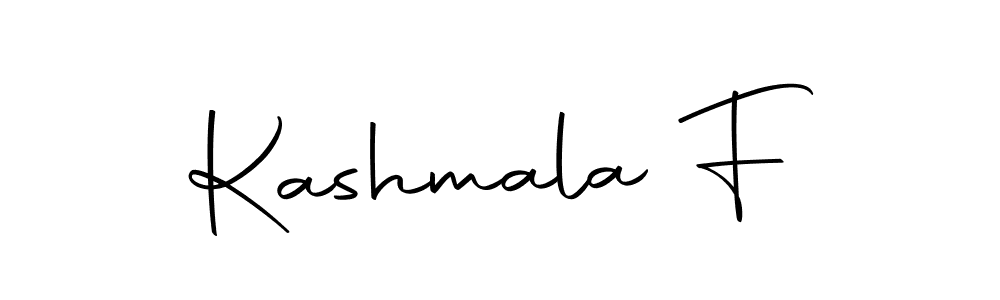 Make a beautiful signature design for name Kashmala F. Use this online signature maker to create a handwritten signature for free. Kashmala F signature style 10 images and pictures png