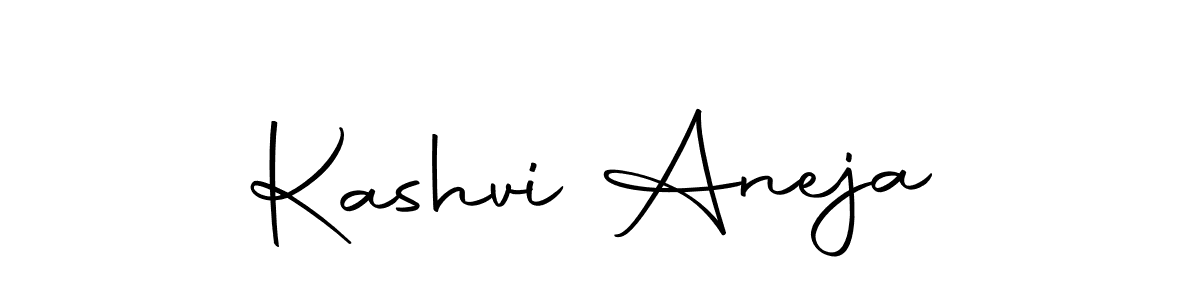 How to make Kashvi Aneja name signature. Use Autography-DOLnW style for creating short signs online. This is the latest handwritten sign. Kashvi Aneja signature style 10 images and pictures png