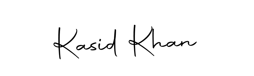 Make a beautiful signature design for name Kasid Khan. Use this online signature maker to create a handwritten signature for free. Kasid Khan signature style 10 images and pictures png